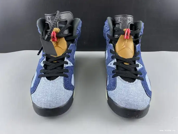 Chep Onekick Jordan Washed Denim CT5350-401 Air 6 0514